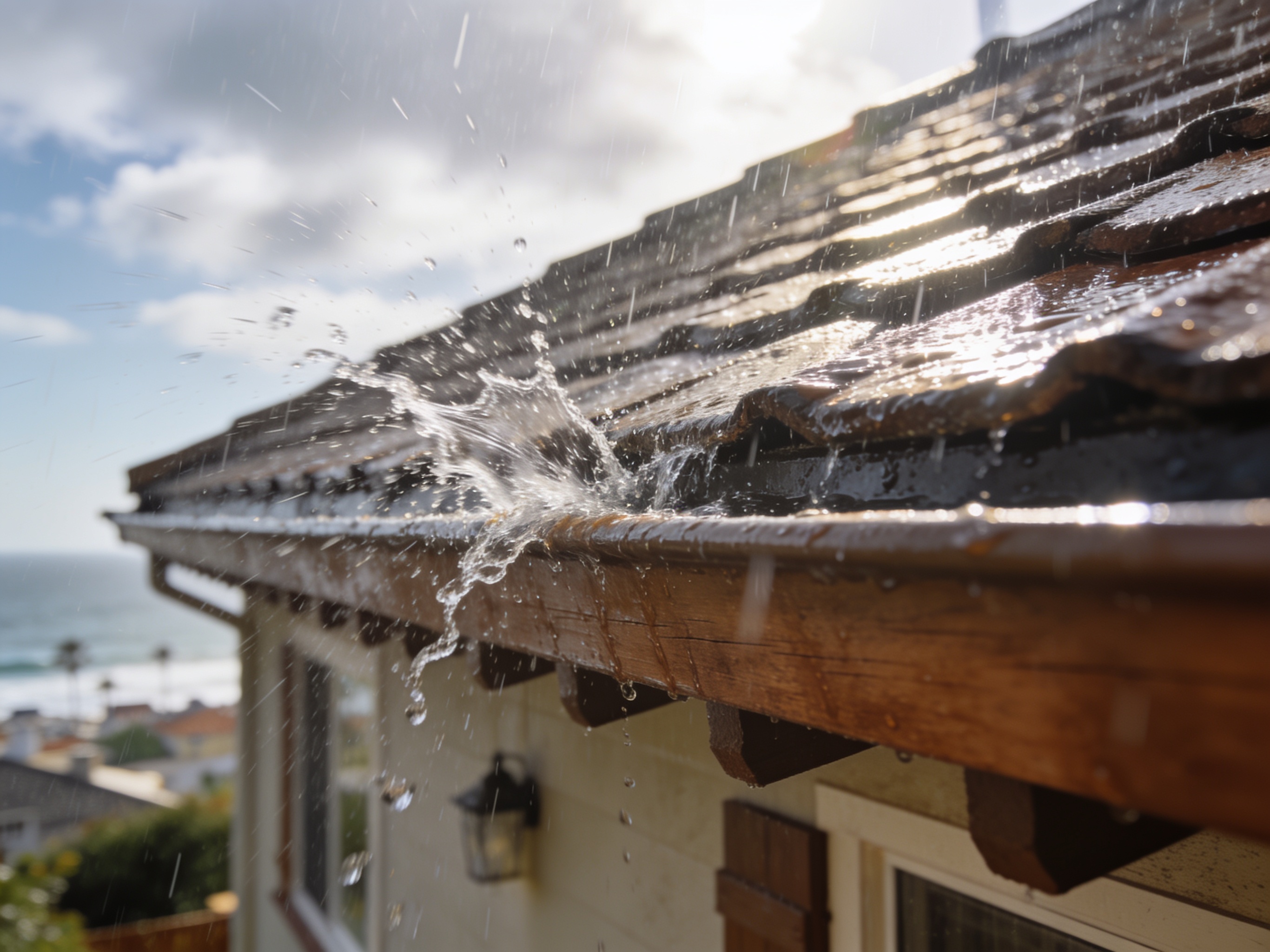Dealing With Wind-Driven Rain Under Eaves In Point Loma