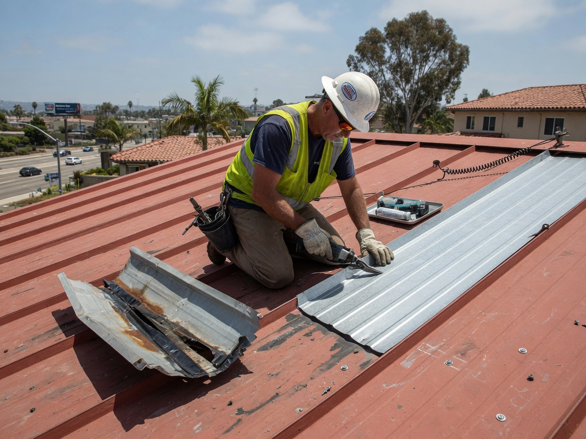 Metal Roof Repair in San Diego, CA