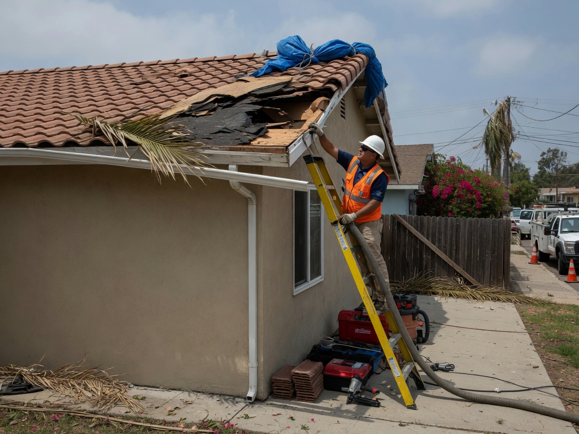 Storm Damage Repair in San Diego, CA