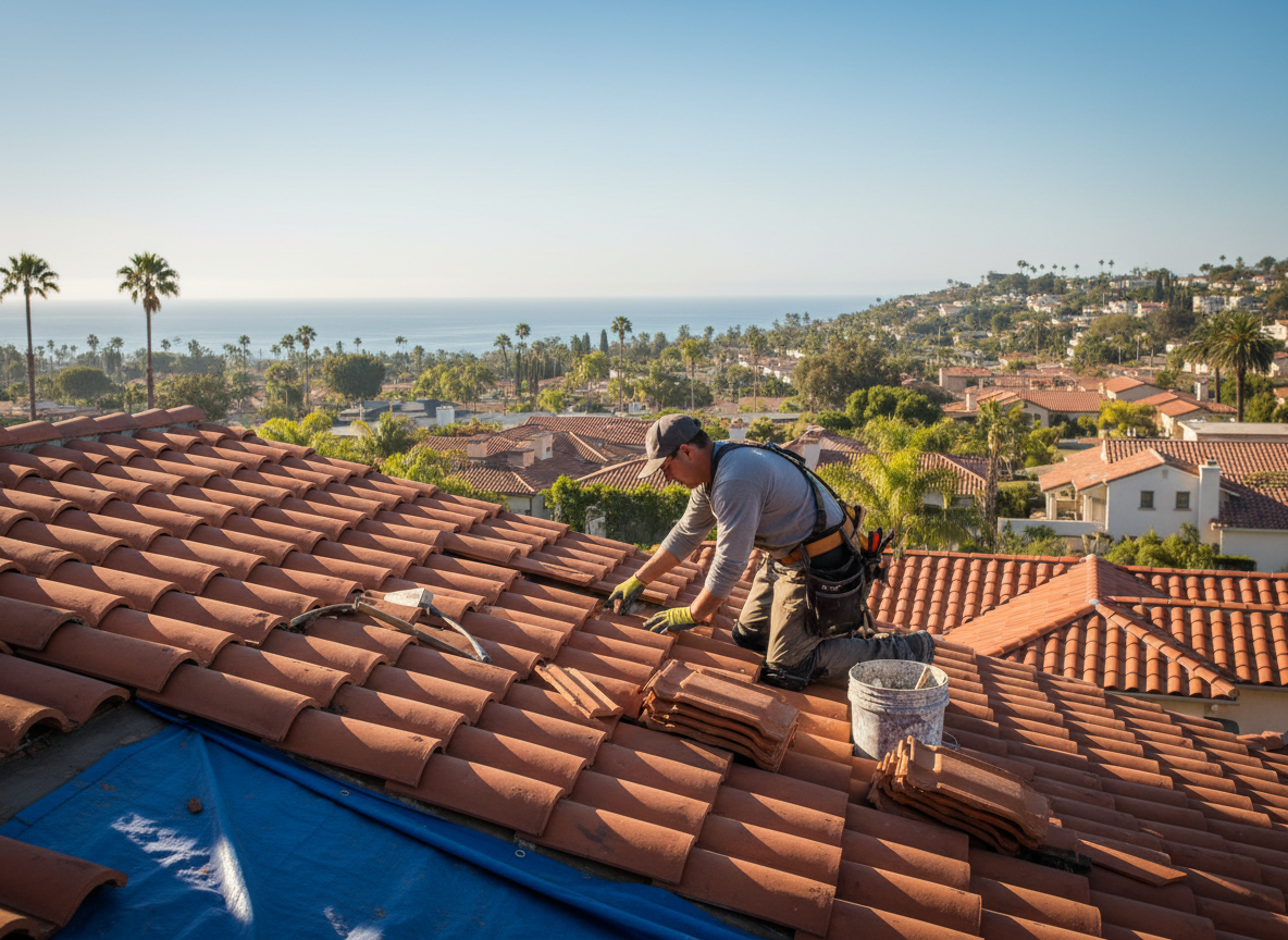 Tile Roof Repair in San Diego, CA